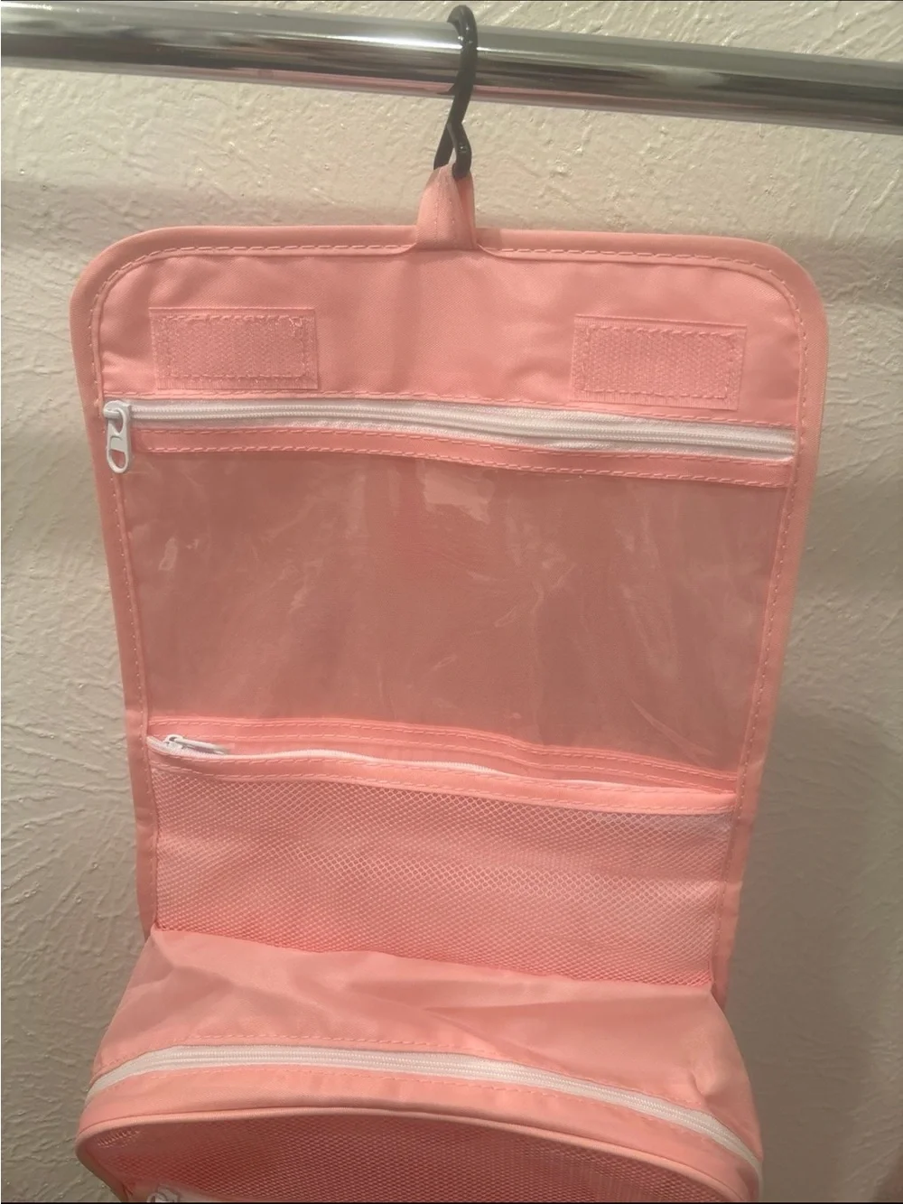 Pink Hanging Travel Organizer Toiletry Bag NWOT